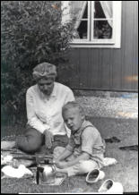 Margot Danell med brodern Stigs son, Tony