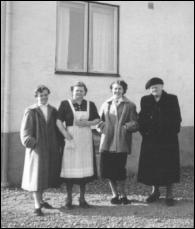 Fr.v: Siv Khl, Hildur Khl, Anna-Lisa Jacobsson och Elisabeth Khl.