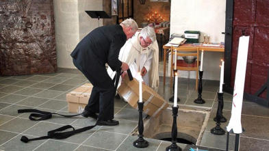 terbegravning av benrester i lvestad kyrka
